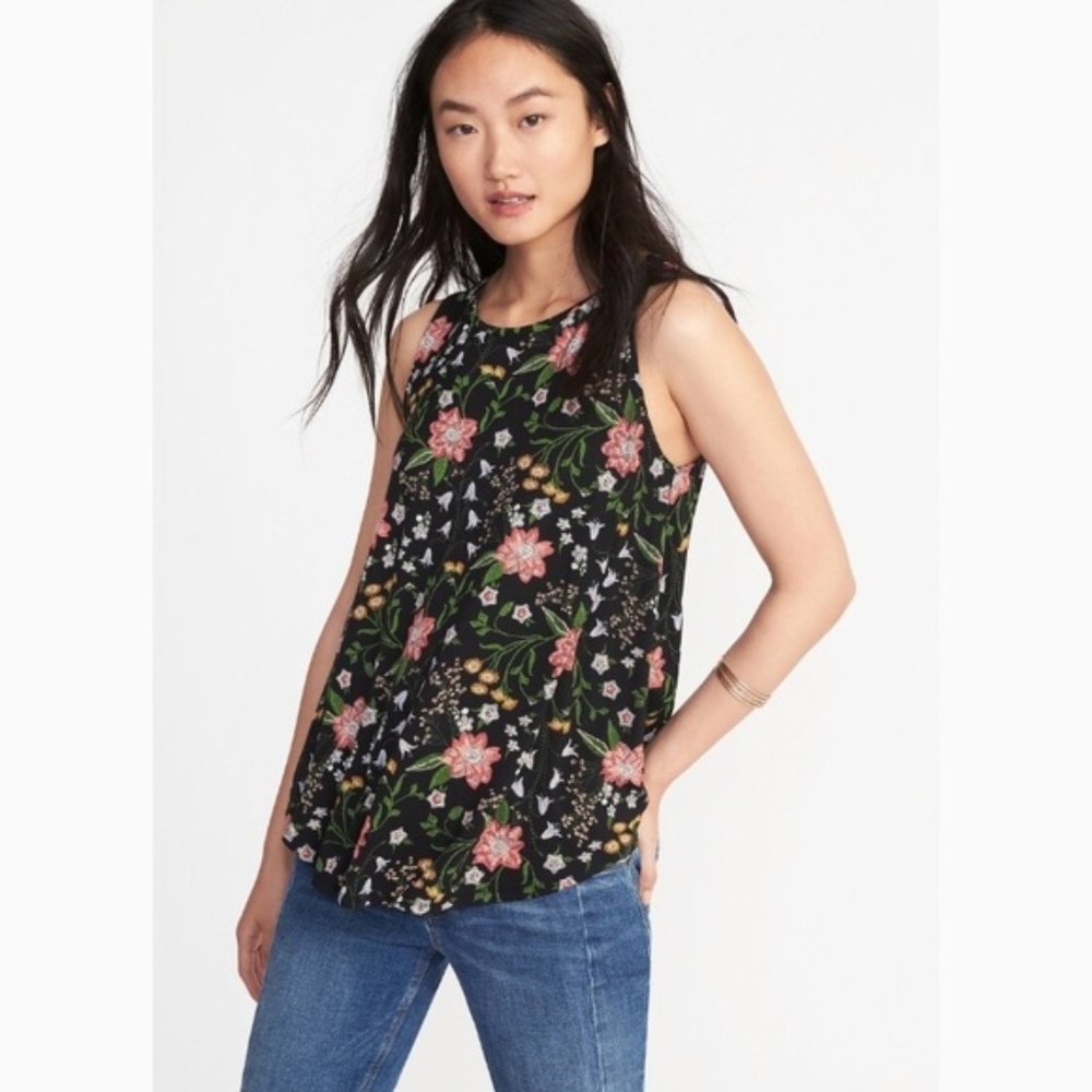Old Navy Luxe Printed Swing Tank